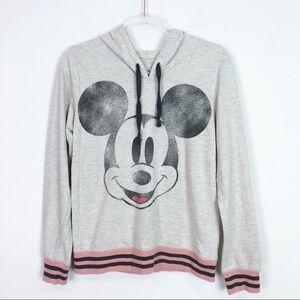 Disney Gray and Pink Mickey Mouse Hoodie